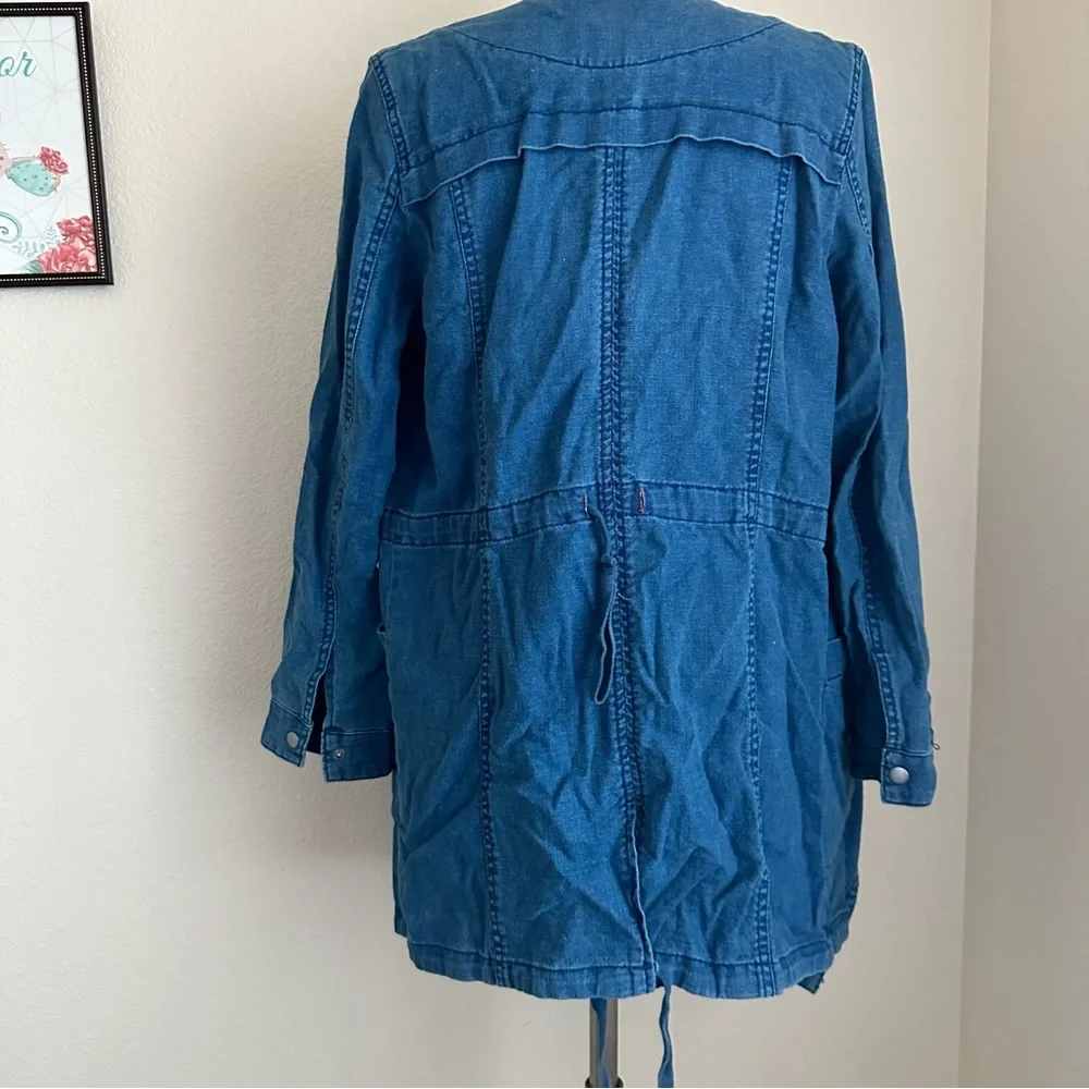 Anthropologie‎ Hei Hei Sz S Denim Jacket Open Flawed